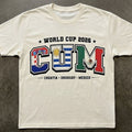 Cum Croatia Uruguay Mexico Funny World Cup 2026 Flags T-Shirt Gift For Football Fans - Merchluma