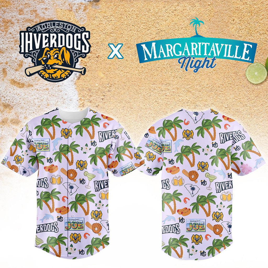 Charleston RiverDogs Margaritaville Night 2026 Jersey RiverDogs Merch Gift For Baseball Lovers - Merchluma