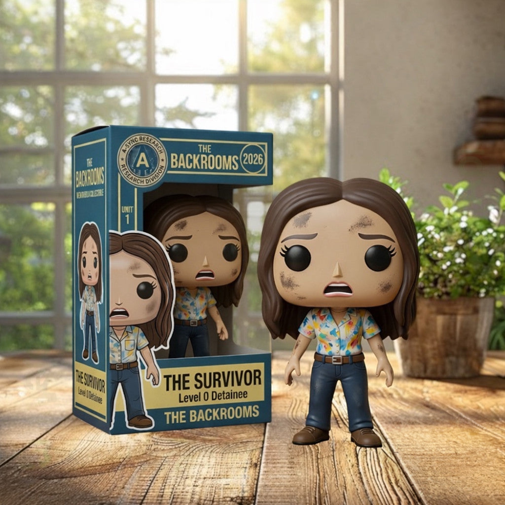 2026 Movie The Backrooms Async Researcher Mark Hazmat Suit 3D Funko Pop Gift For Horror Fans - Merchluma
