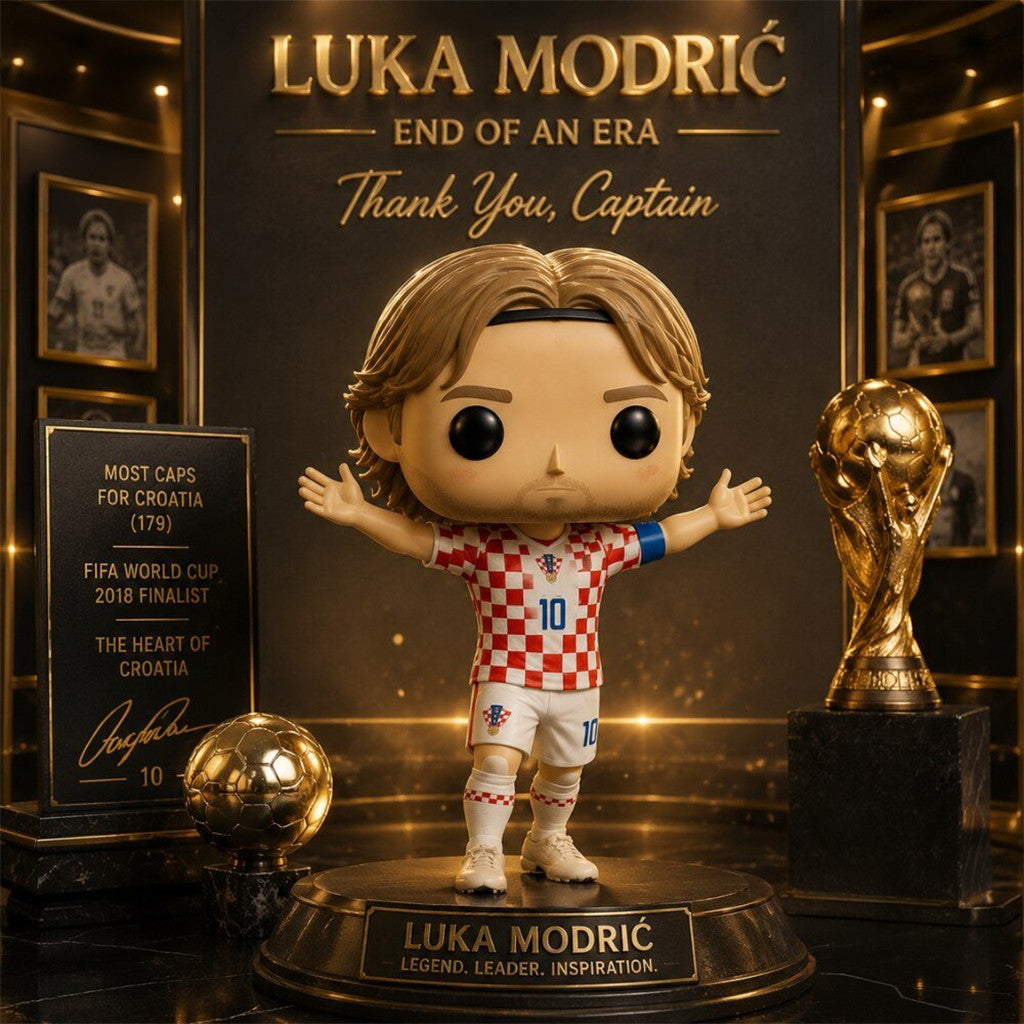 Luka Modric Funko Pop End Of An Era Thank You Captain Figure Pop #10 Luka Modric Croatia Merch - Merchluma