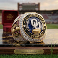 Oklahoma Sooners 2026 Men's College World Series Championship Ring Sooners Merch Fan Gifts - Merchluma