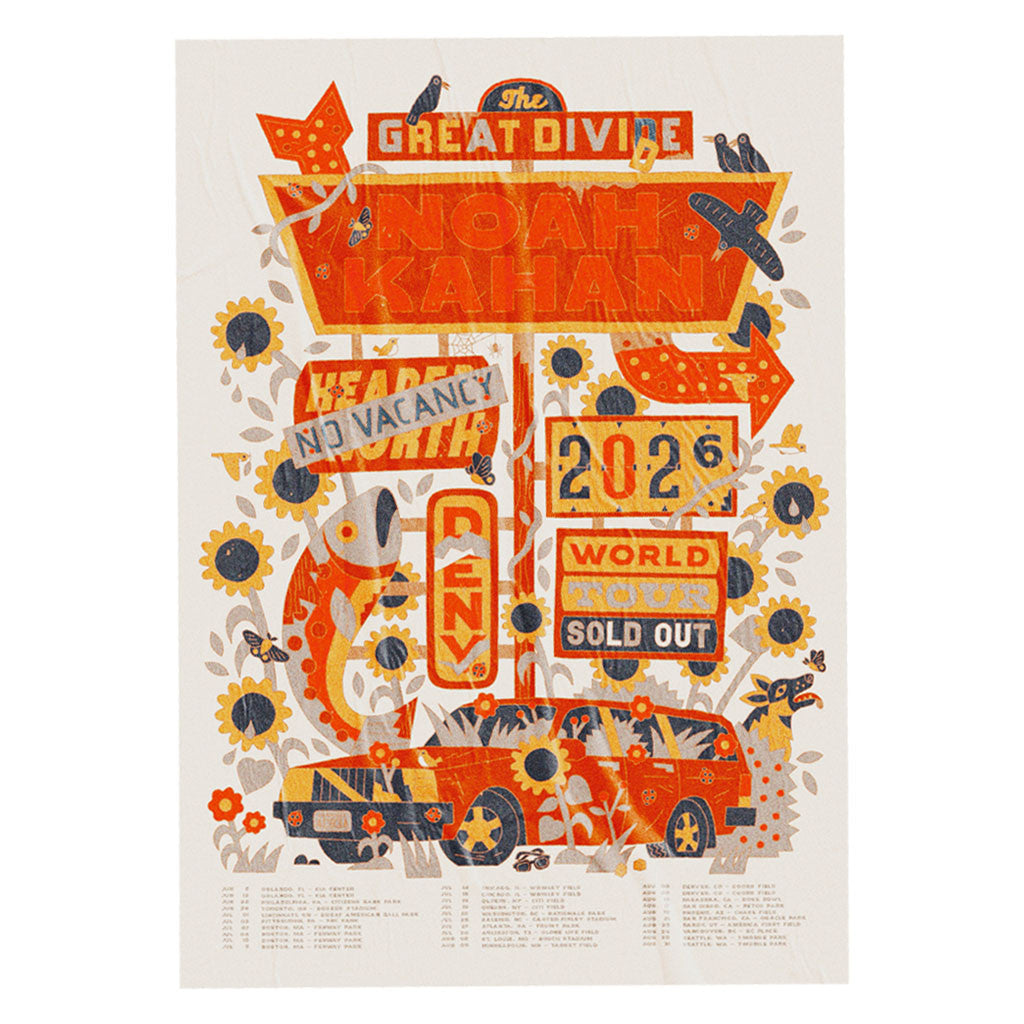 Noah Kahan Merch 2026 Noah Kahan The Great Divide Tour Poster Wall Art Decor For Music Lovers - Merchluma