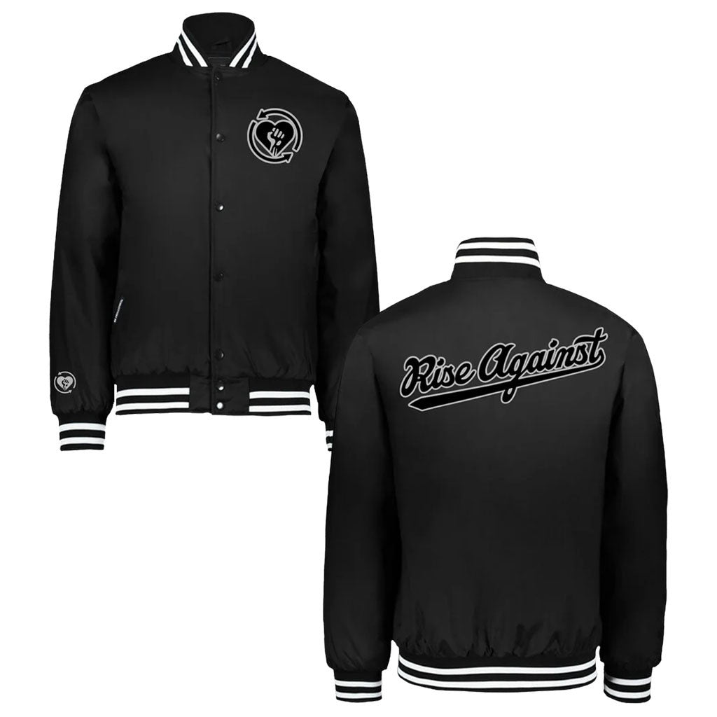 Rise Against Merch 2026 Dug Out Jacket Black Presents For Rock Music Lovers - Merchluma