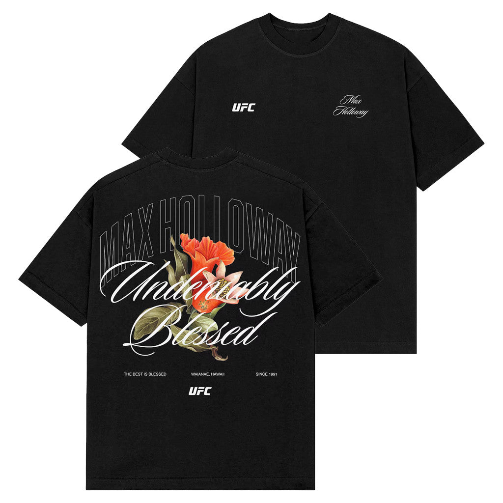 UFC Merch 2026 Max Holloway Undeniably Blessed T-Shirt Max Holloway Shirt Gift For Men - Merchluma