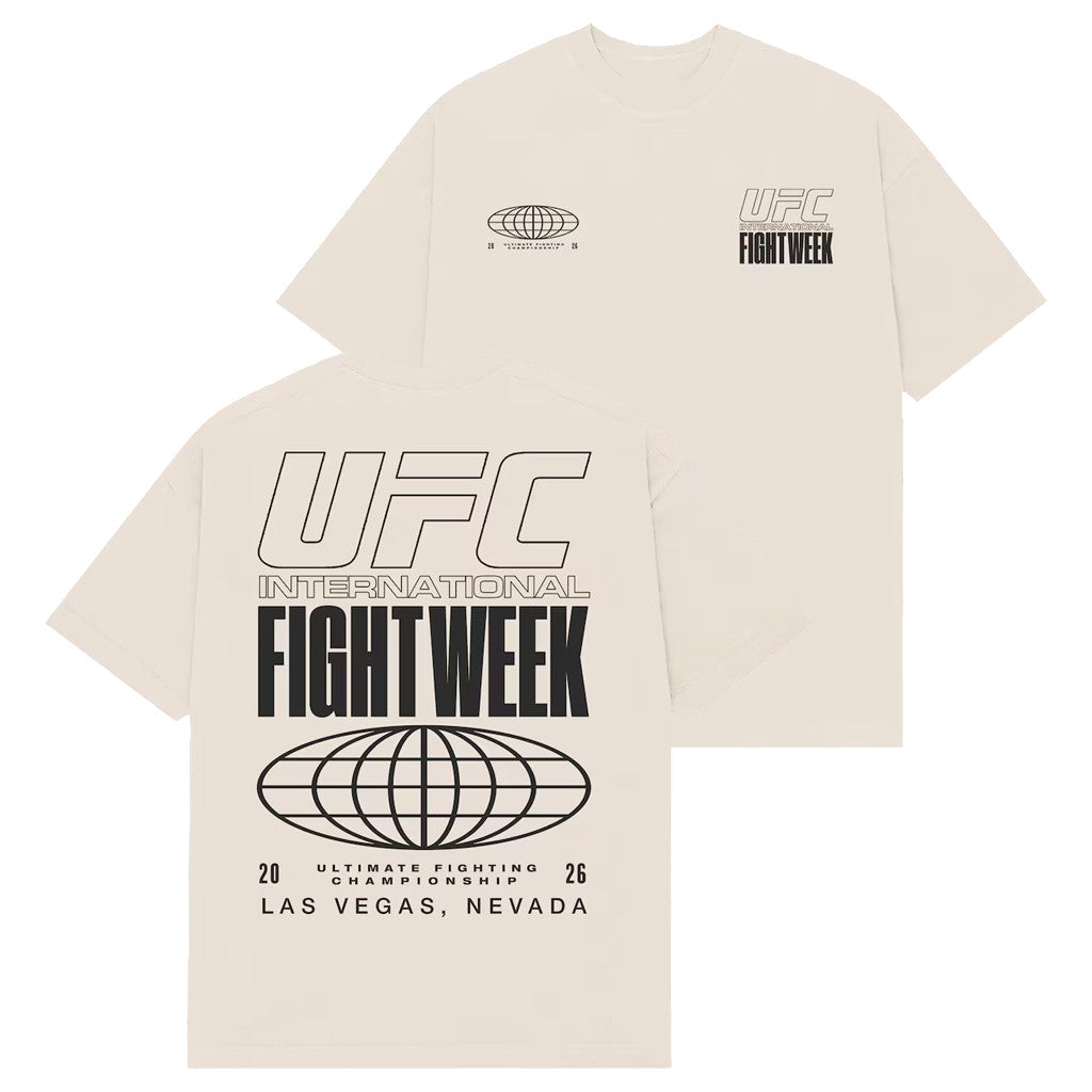 UFC Merch 2026 UFC International Fight Week Spherical T-Shirt Gifts For My Husband - Merchluma