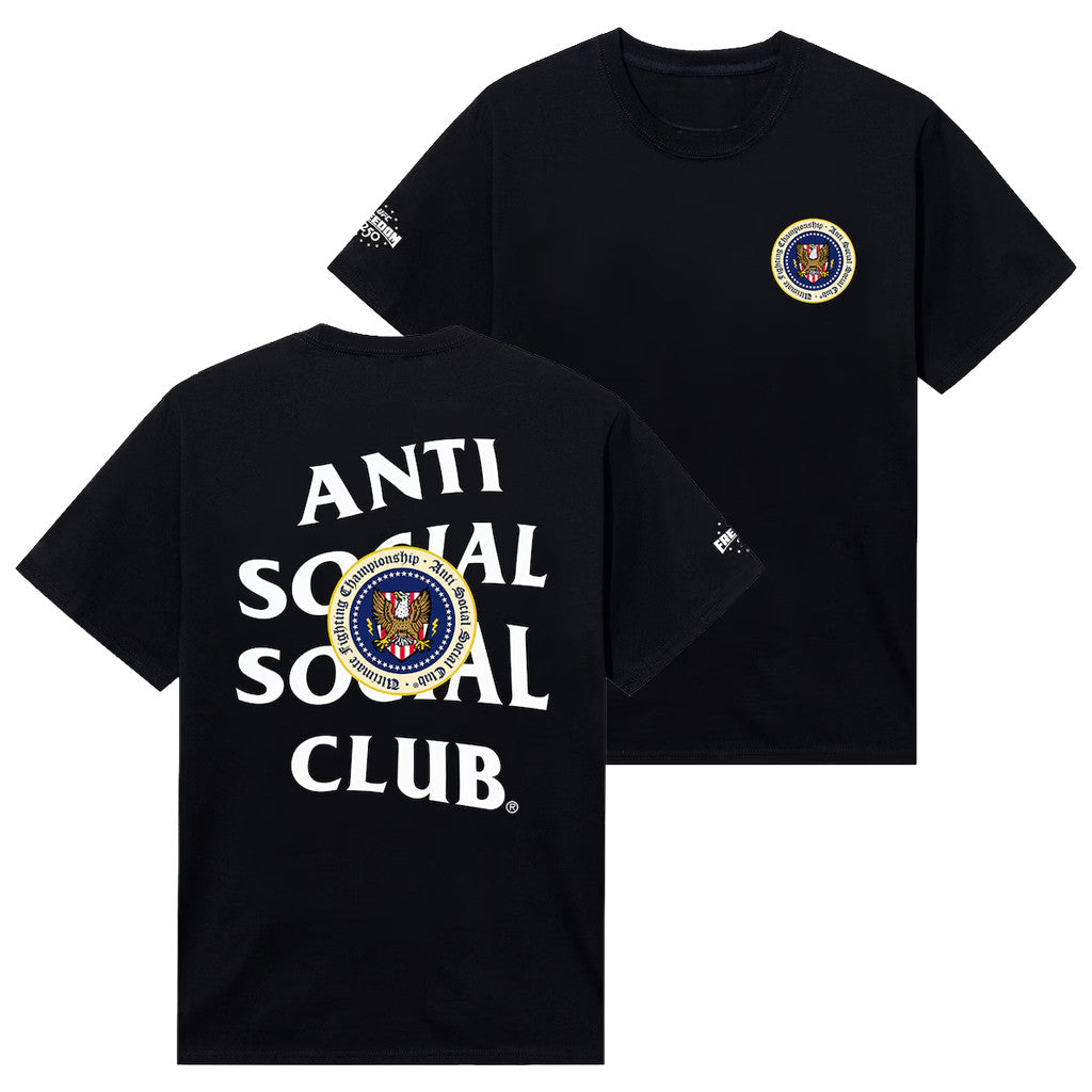 UFC Merch 2026 ASSC Americana Feat UFC Freedom 250 Black Seal T-Shirt Gifts For Dad - Merchluma
