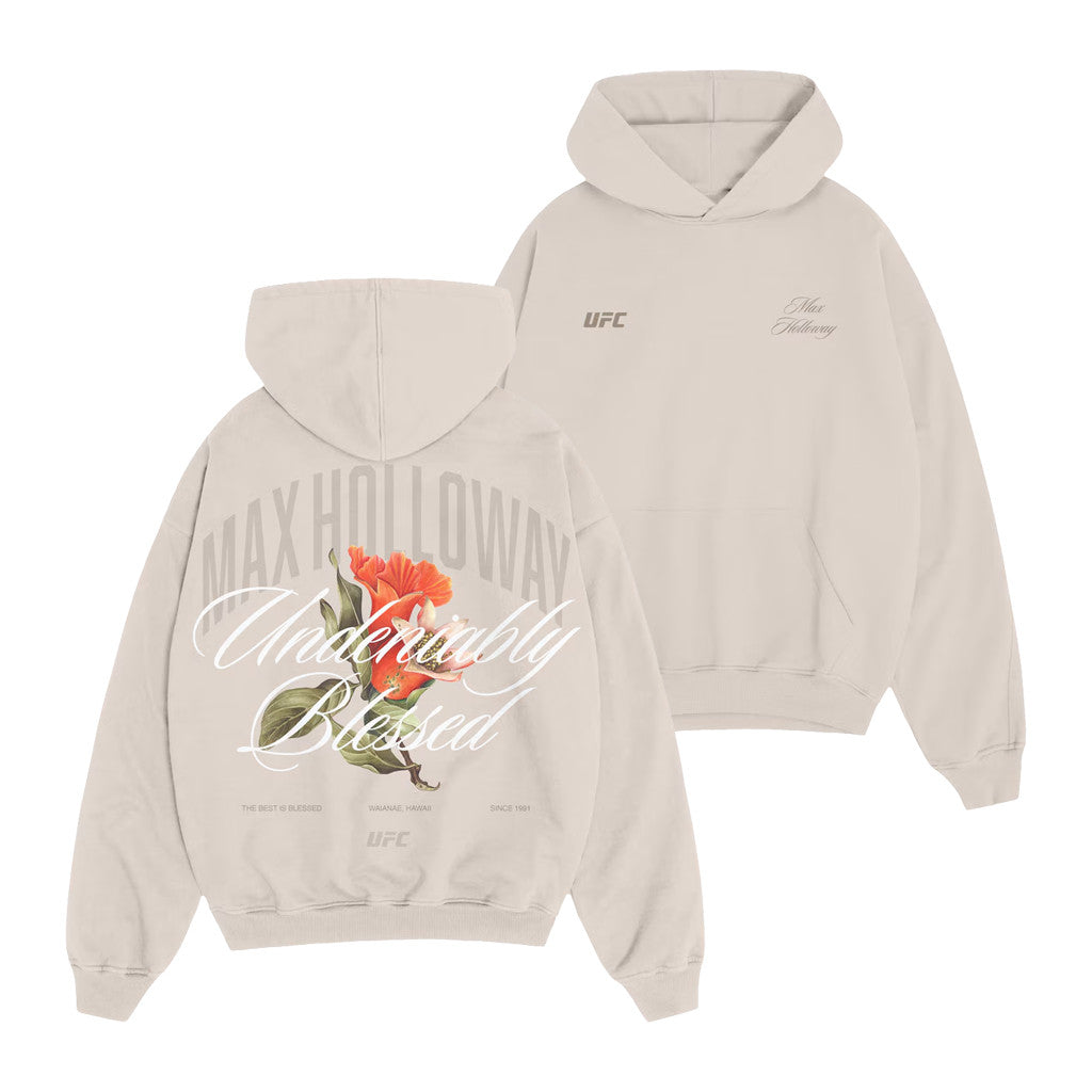 UFC Merch 2026 Max Holloway Undeniably Blessed Hoodie Max Holloway Merch Present For Him - Merchluma