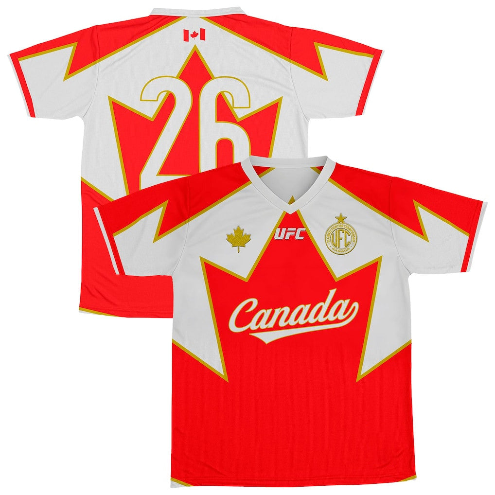 UFC Merch 2026 UFC Global Affinity Canada Soccer Jersey Birthday Gifts For Men - Merchluma