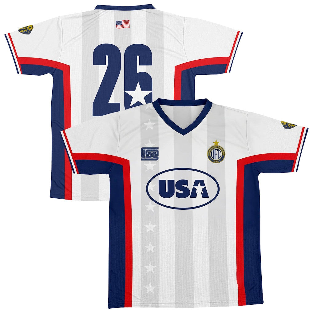 UFC Merch 2026 UFC Global Affinity USA Soccer Jersey Unique Gift For American Friends - Merchluma