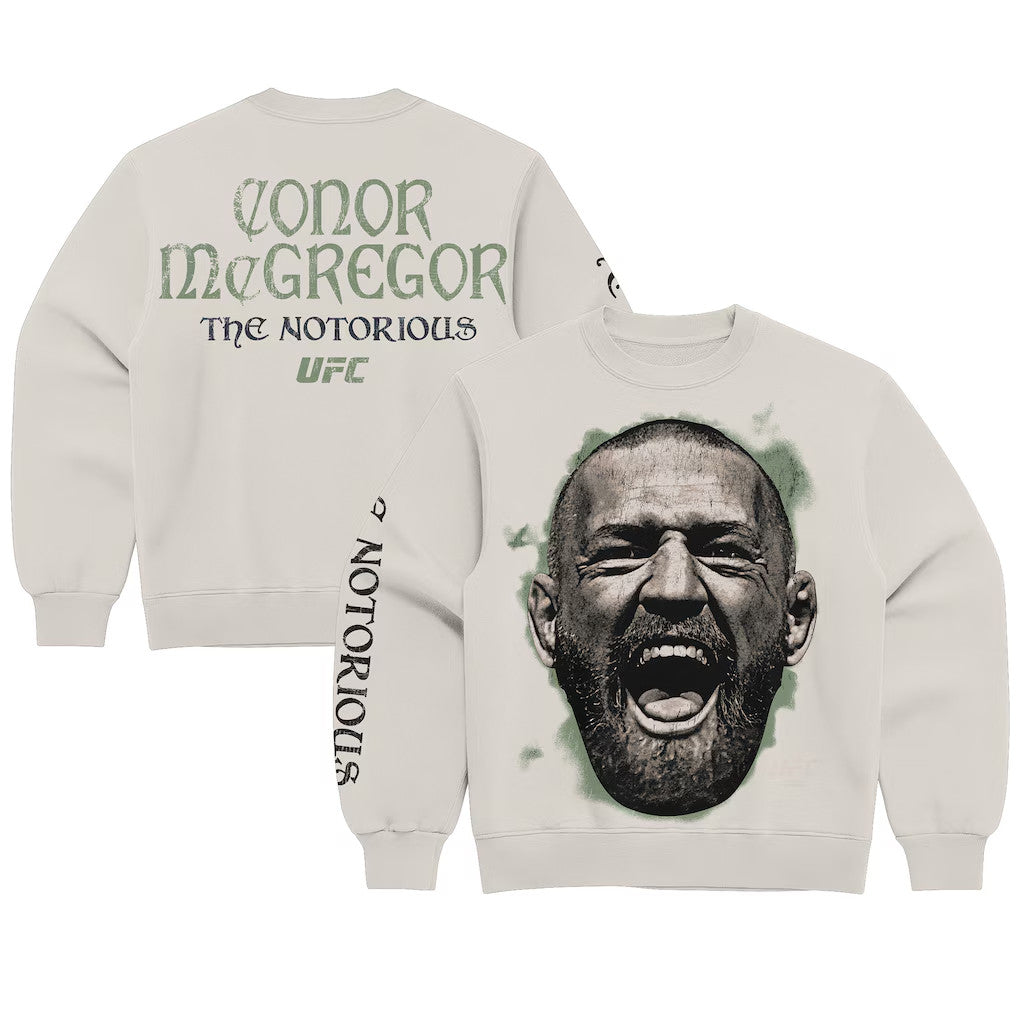 UFC Merch 2026 Conor McGregor The Notorious Takeover Sweatshirt Conor McGregor Merch Fan Gift - Merchluma