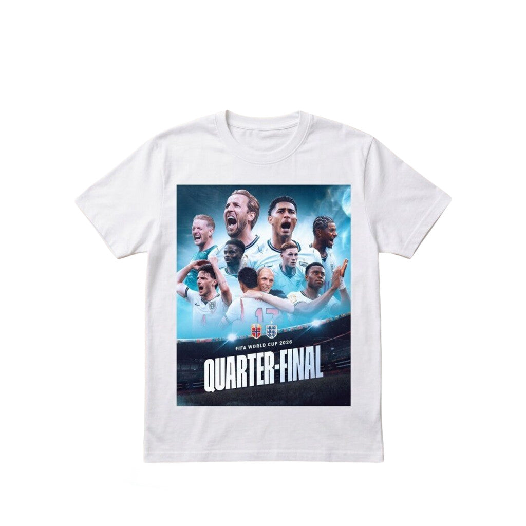 England Quarter Final 3 Lion Continue World Cup 2026 T-Shirt England FIFA WC Merch Fan Gifts - Merchluma