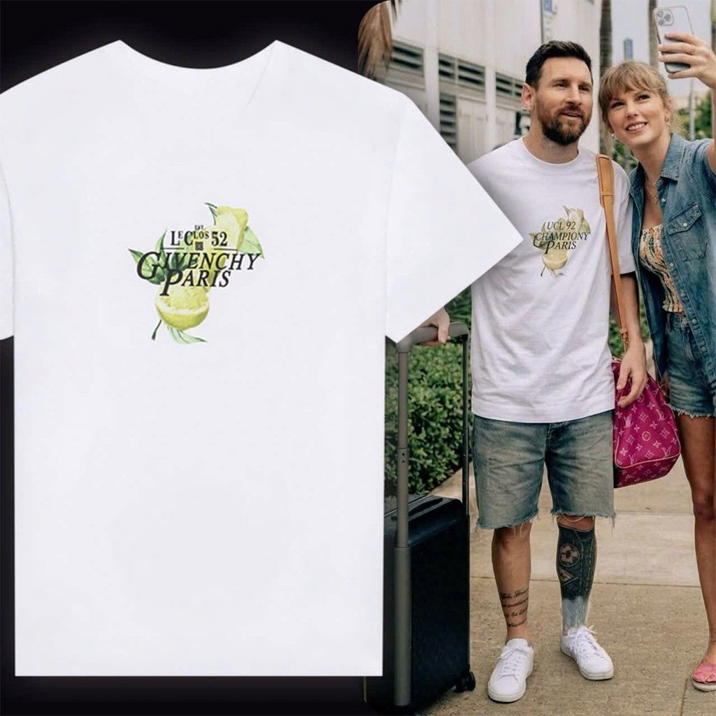 Lionel Messi Lemons Givenchy Paris Shirt 2026 Lionel Messi Merch Best Gifts For Brothers - Merchluma