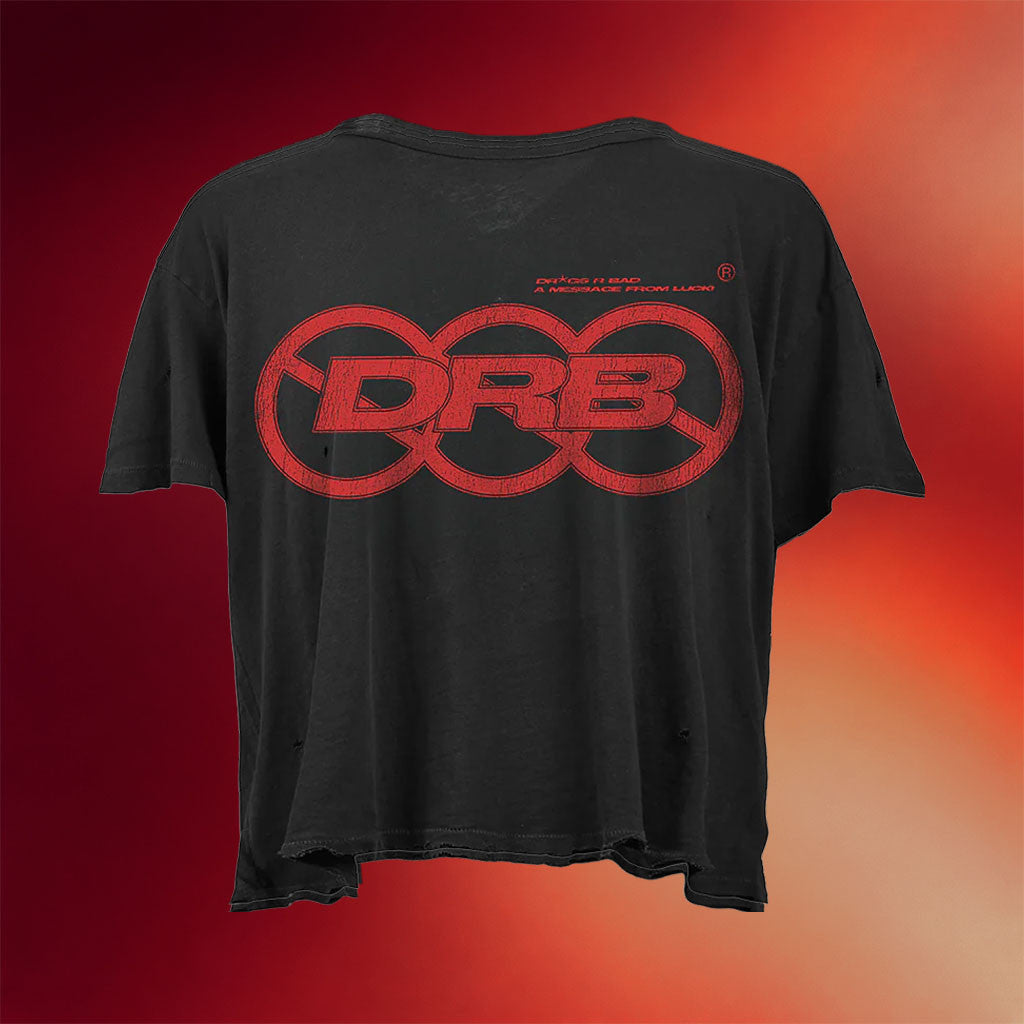 Lucki Merch Lucki Vault 2026 DRB Cropped Red Birthday Gifts For Her - Merchluma