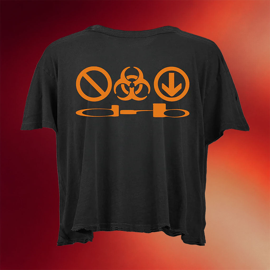 Lucki Merch Lucki Vault 2026 Warning Cropped DRB Merch Cool Gift For Rap Fans - Merchluma