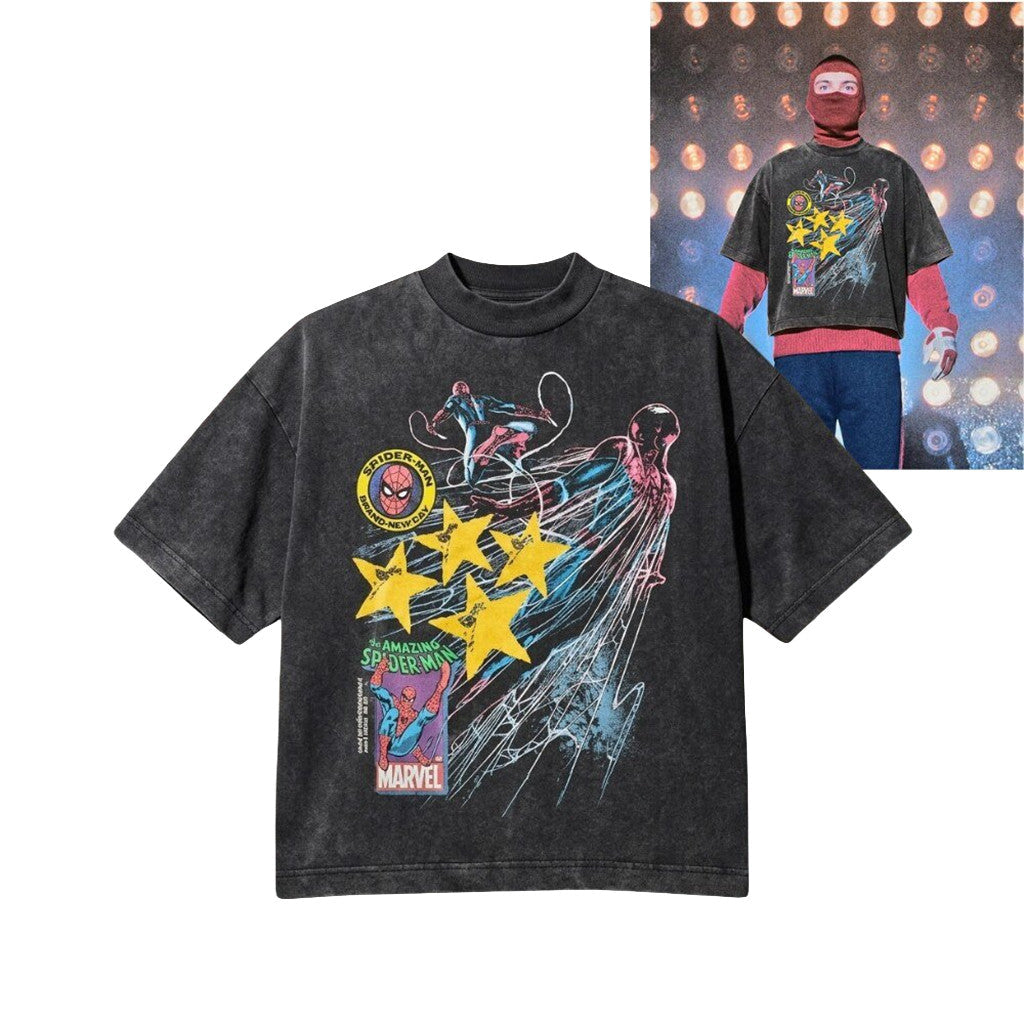 Spider Man Marvel Wash T-Shirt Fan Merch Gift Ideas For Brother - Merchluma