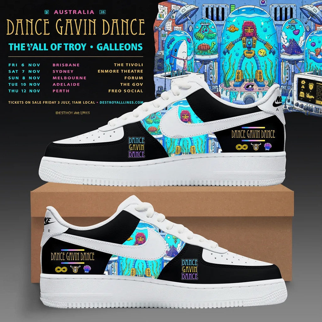 Dance Gavin Dance Australia Tour Shoes Sneakers 2026 Dance Gavin Dance Merch Rock Fan Gifts - Merchluma