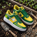 John Deere Yellow And Green Shoes Sneakers John Deere Merch Birthday Gift For Stepdad - Merchluma