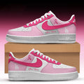 Personalized Los Angeles Dodgers Breast Cancer Awareness Pink Shoes Sneakers LA Dodgers Merch - Merchluma