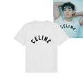Taehyung BTS Celine Arched Logo T-Shirt Taehyung BTS Merch Gifts For Friends - Merchluma