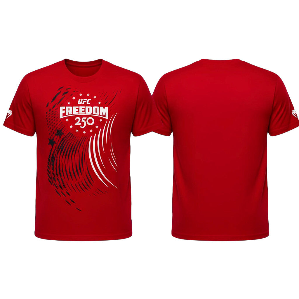 UFC Freedom 250 Justin Gaethje Shirt Win Over Ilia Topuria T-Shirt UFC Merch Gift For Fan - Merchluma