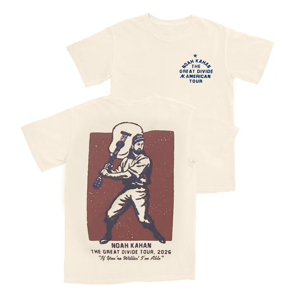 Noah Kahan Merch 2026 Noah Kahan The Great Divide Baseball T-Shirt Gift For Music Lovers - Merchluma
