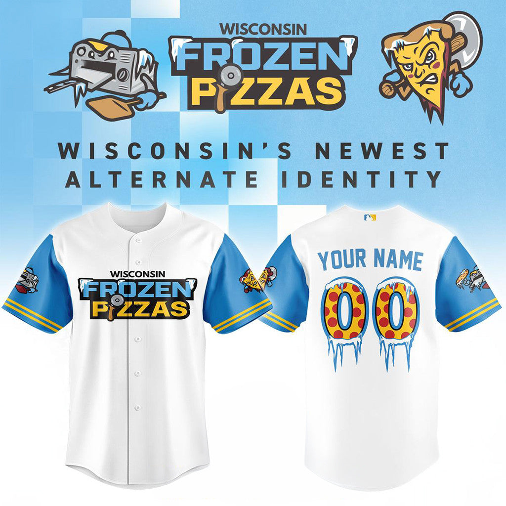 Custom Wisconsin Timber Rattlers Wisconsin Frozen Pizzas 2026 Night Jersey Rattlers Merch - Merchluma