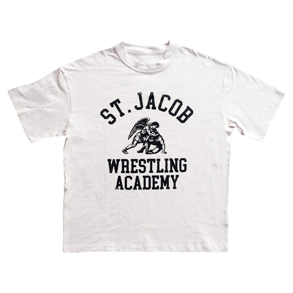 Pray For Me Studios Merch 2026 St Jacob Wrestling Academy T-Shirt Christian Gifts - Merchluma