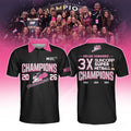 Adelaide Thunderbirds Champions 2026 Black Polo Shirt Thunderbirds Merch Gift For Netball Fans - Merchluma