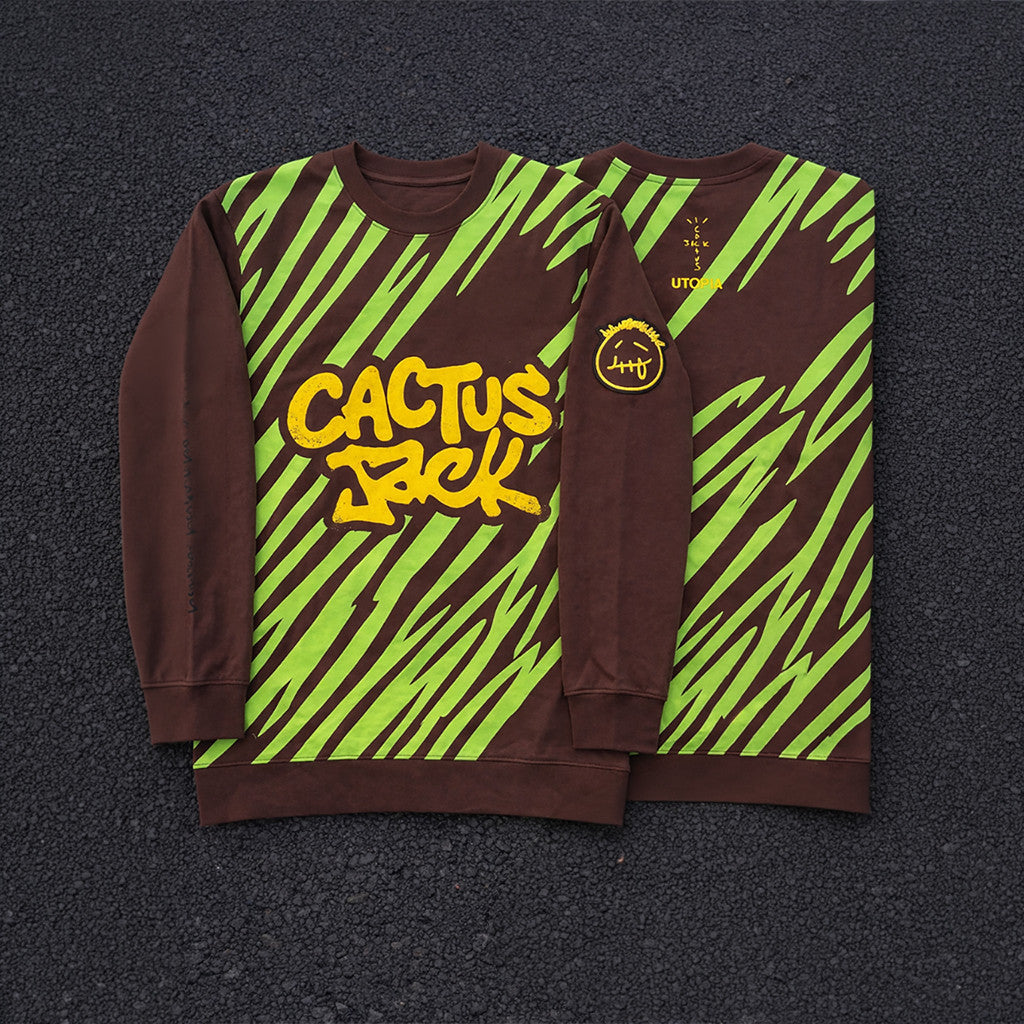 Cactus Jack Utopia Sweatshirt To Match Travis Scott Phantom 6 FIFA World Cup 2026 Shoes - Merchluma