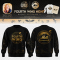 New York Mets X Fourth Wing Night 2026 Sweatshirt NY Mets Merch Baseball Lover Gifts - Merchluma