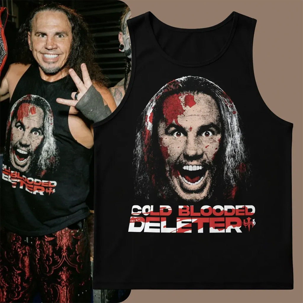 Matt Hardy Cold Blooded Deleter Tank Top 2026 Matt Hardy Merch Gift For Wrestling Fans - Merchluma