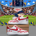 United States Men's National Team 2026 Snoopy Sneakers USA Soccer FIFA World Cup 2026 Merch - Merchluma