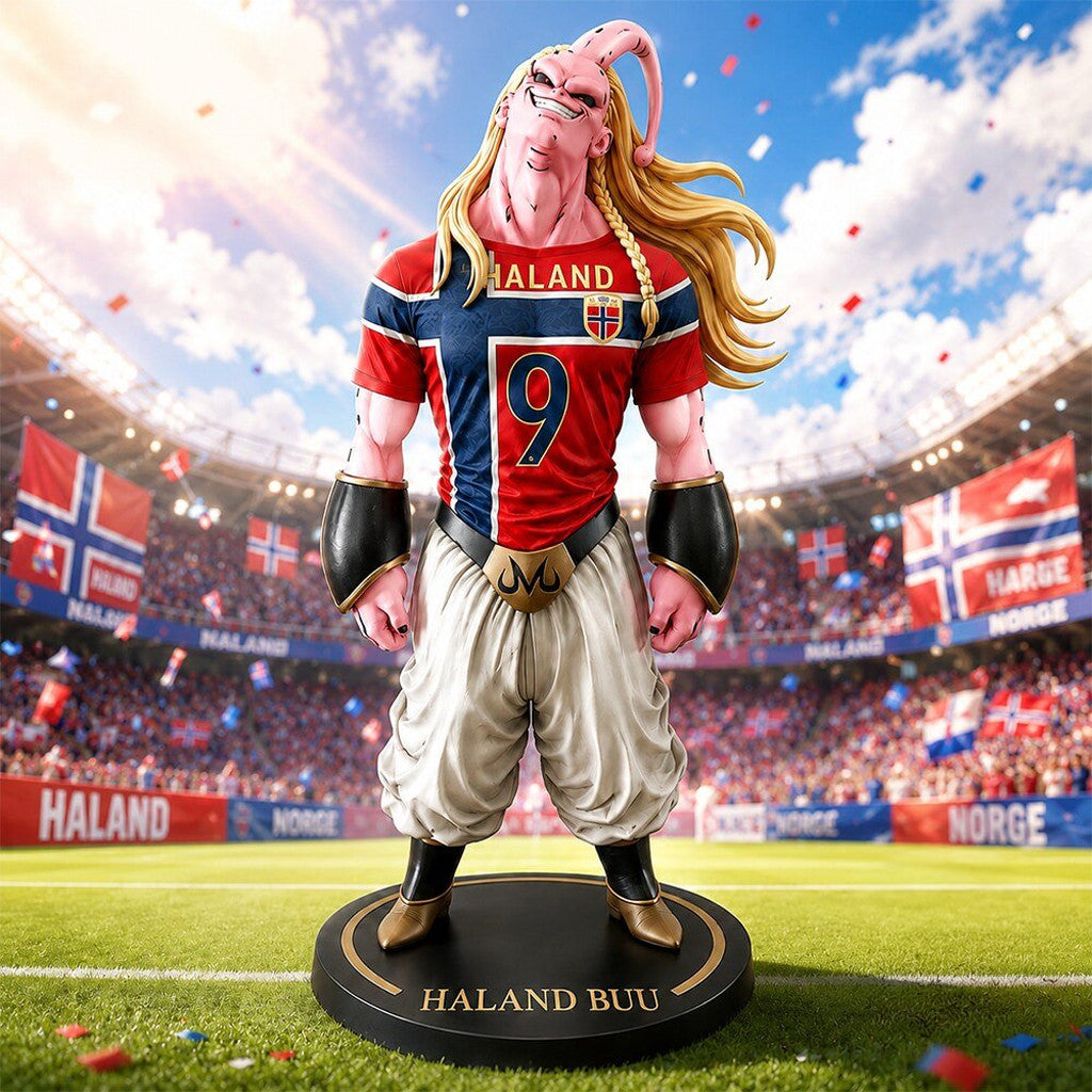 2026 Erling Braut Haaland Majin Buu Super Buu Funko Pop #9 Norway FIFA World Cup 2026 Merch - Merchluma