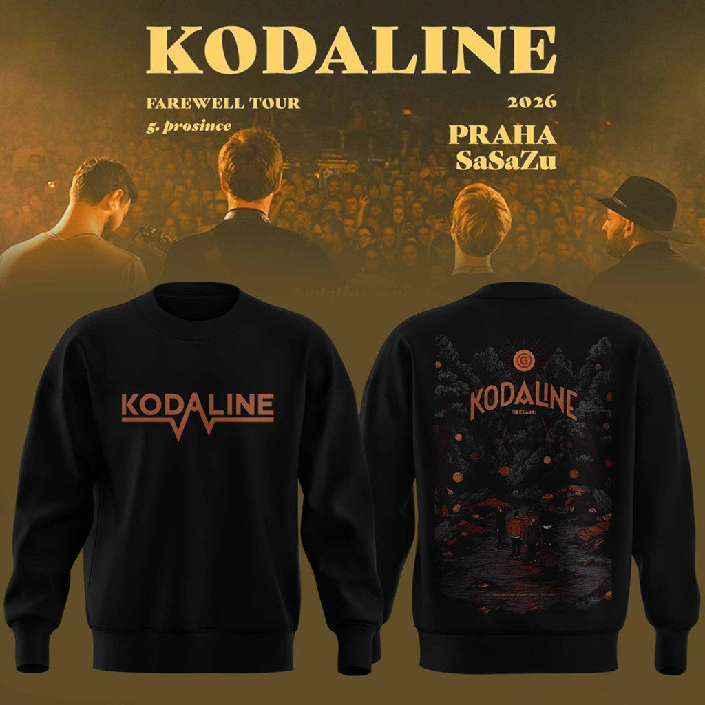Kodaline Farewell Tour 2026 Vintage Sweatshirt Kodaline Merch Cool Gifts For Rock Lovers - Merchluma