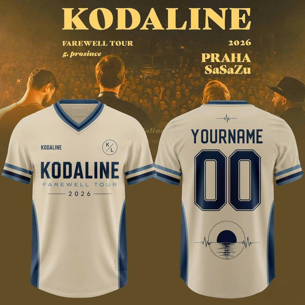 Custom Kodaline Farewell Tour 2026 19 Years Anniversary Football Jersey Kodaline Merch Fan Gift - Merchluma