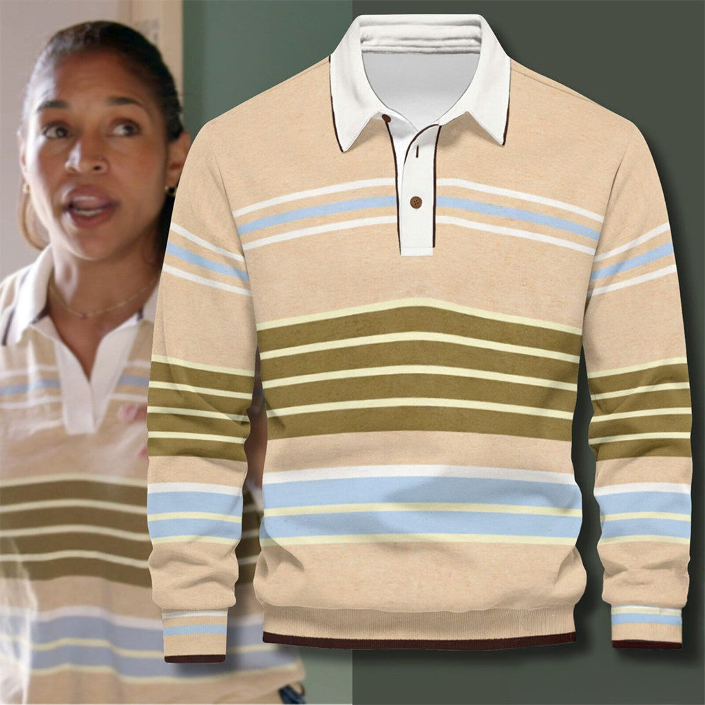 Mika Kleinschmidt On Battle On The Beach Season 5 Ep 4 Bedroom Shake Up Long Sleeve Polo Shirt - Merchluma