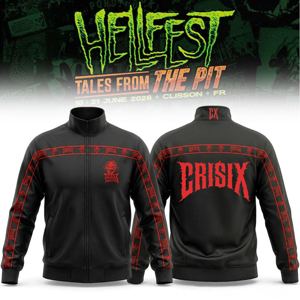 Hell Fest 2026 Crisix Bomber Jacket Fast Music Jacket Crisix Band Merch Gift For Music Fans - Merchluma