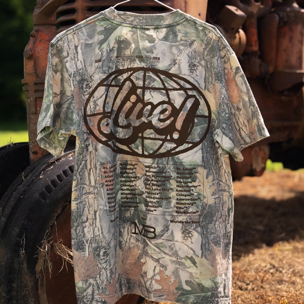 Maddox Batson Merch 2026 MB Live Worldwide Tour Camo T-Shirt Gift Ideas For Music Lovers - Merchluma