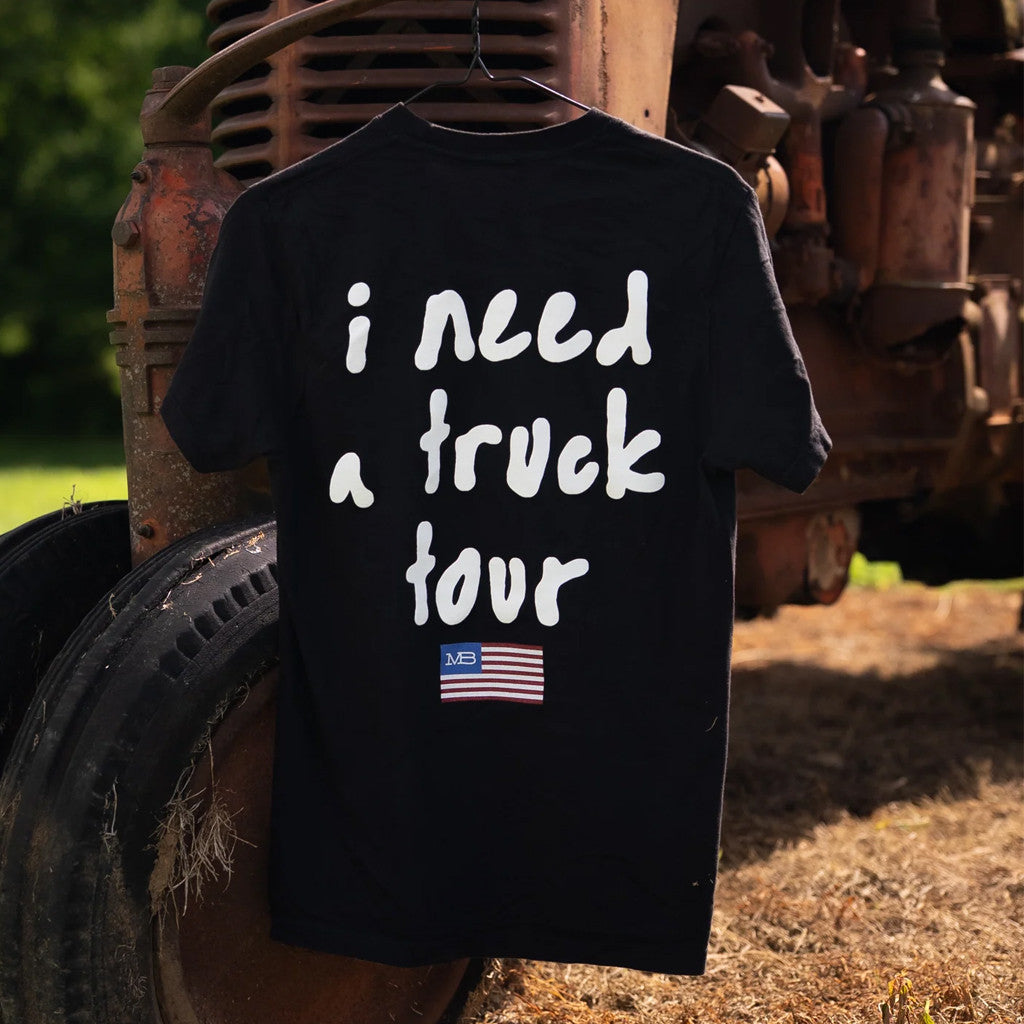Maddox Batson Merch 2026 MB I Need A Truck Tour T-Shirt Black Gifts For Music Lovers - Merchluma
