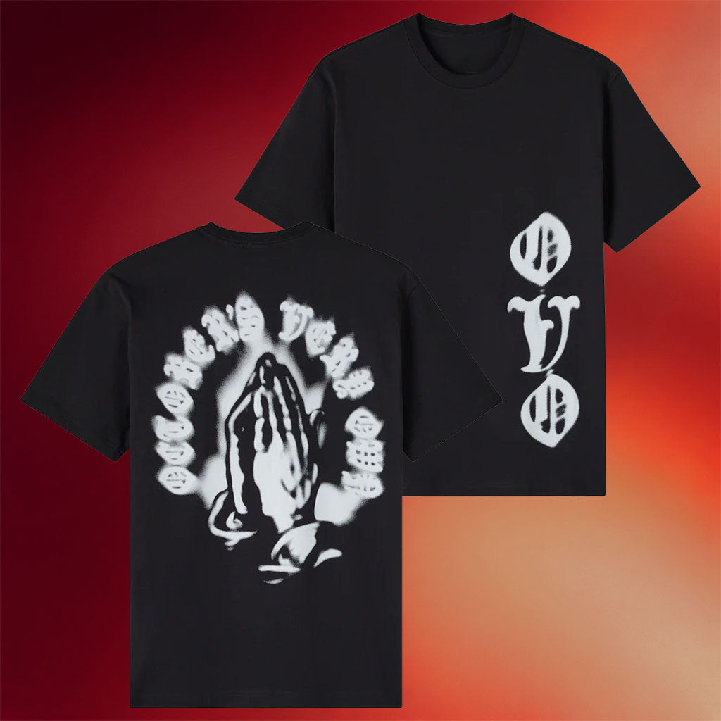 October's Very Own Merch 2026 6 God Airbrush T-Shirt Black OVO Shirt Gift For Husband - Merchluma