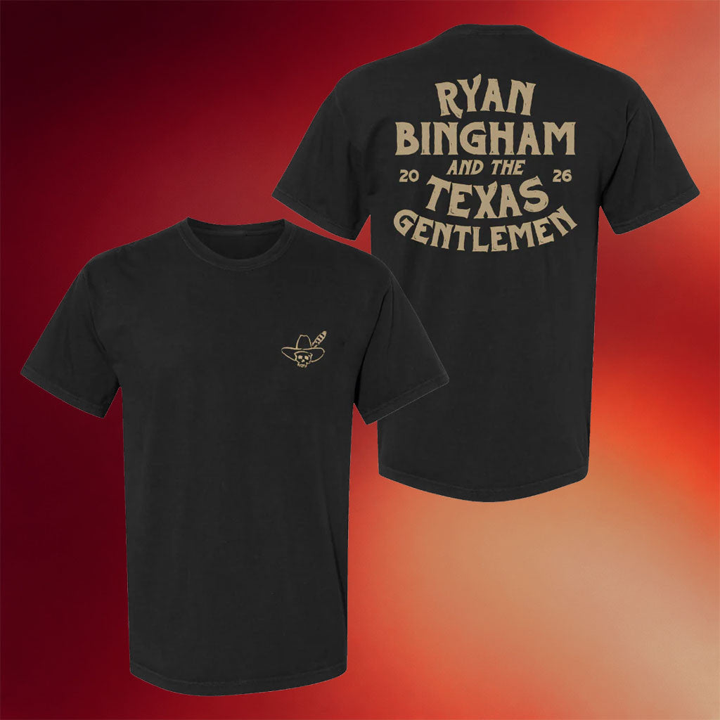 Ryan Bingham Merch 2026 Skull T-Shirt Ryan Bingham Shirt Music Gift Ideas For Guys - Merchluma