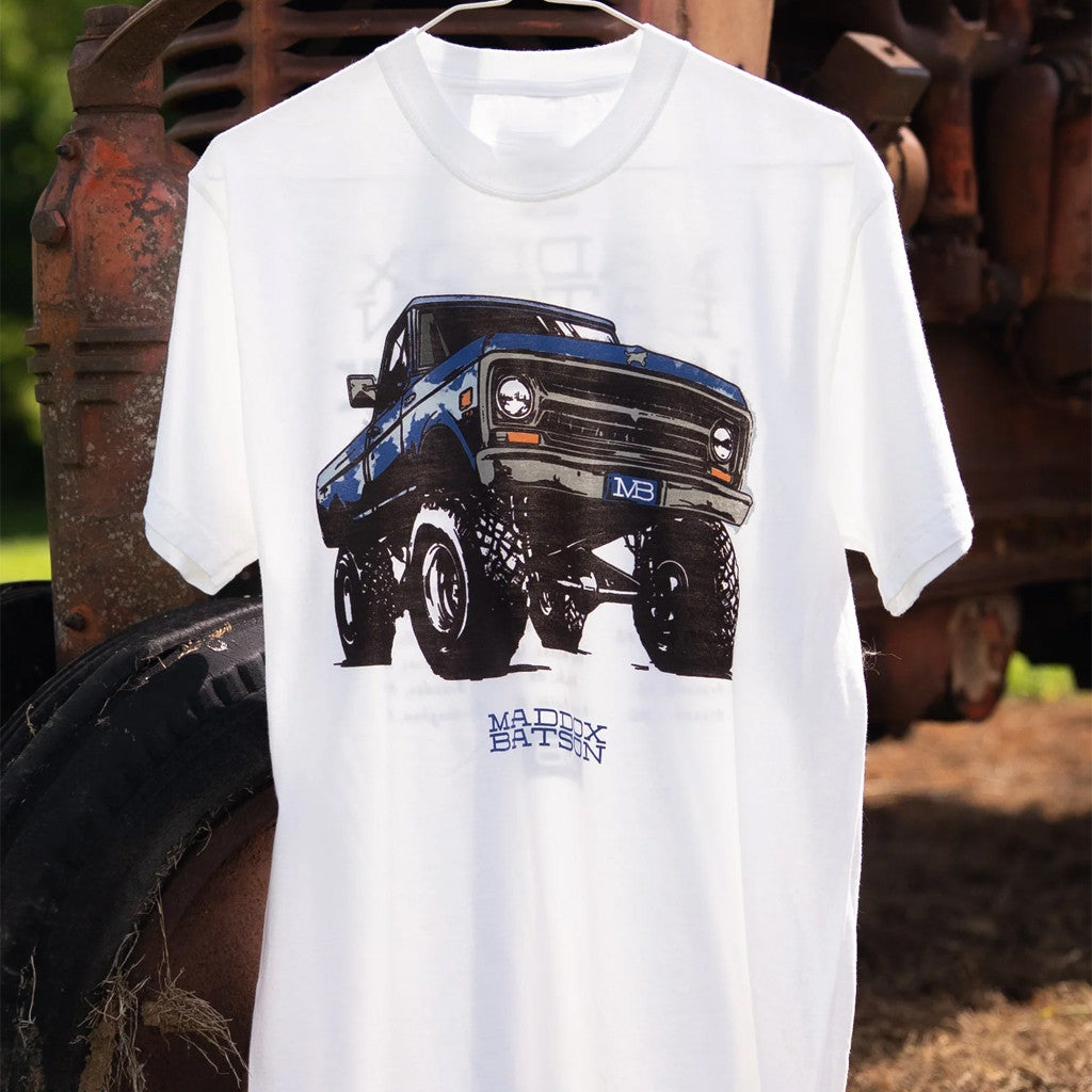 Maddox Batson Merch 2026 MB I Need A Truck Tour Shirt White Best Gift For Music Lovers - Merchluma