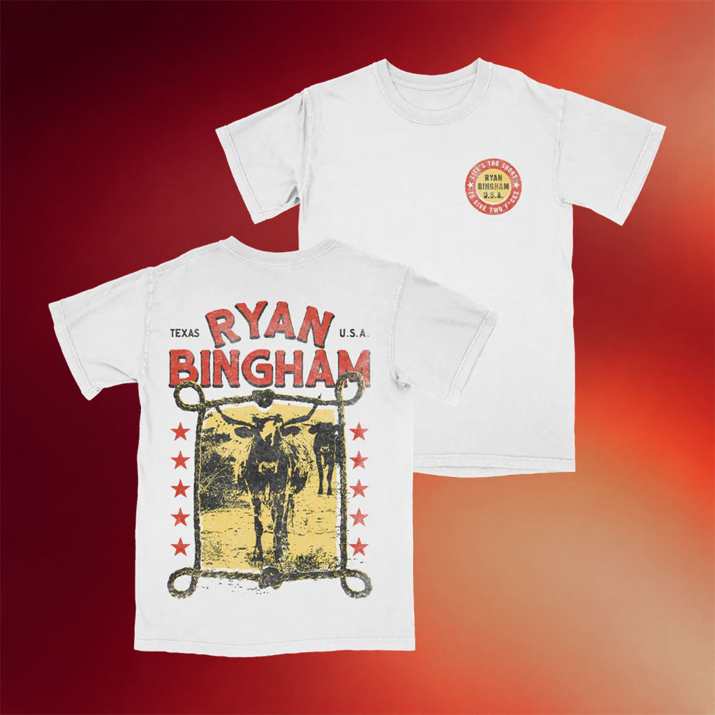 Ryan Bingham Merch 2026 Life's Too Short T-Shirt Ryan Bingham Shirt Gift For Music Fans - Merchluma
