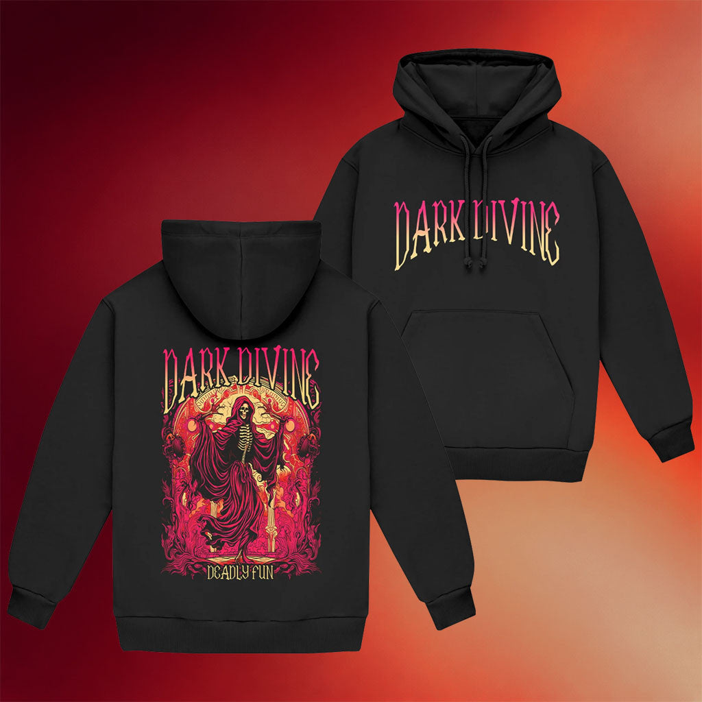 Dark Divine Merch 2026 Reaper Hoodie Black Best Gifts For Music Lovers - Merchluma