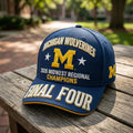 Michigan Wolverines 2026 Midwest Regional Champions Navy Hat Wolverines Merch Gift For Fans