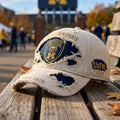 Michigan Wolverines Distressed Hat 2026 Wolverines Merch Birthday Gift Ideas For Husband