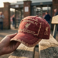Liverpool FC Vintage Distressed Hat You'll Never Walk Alone Baseball Cap LFC Merch Fan Gifts