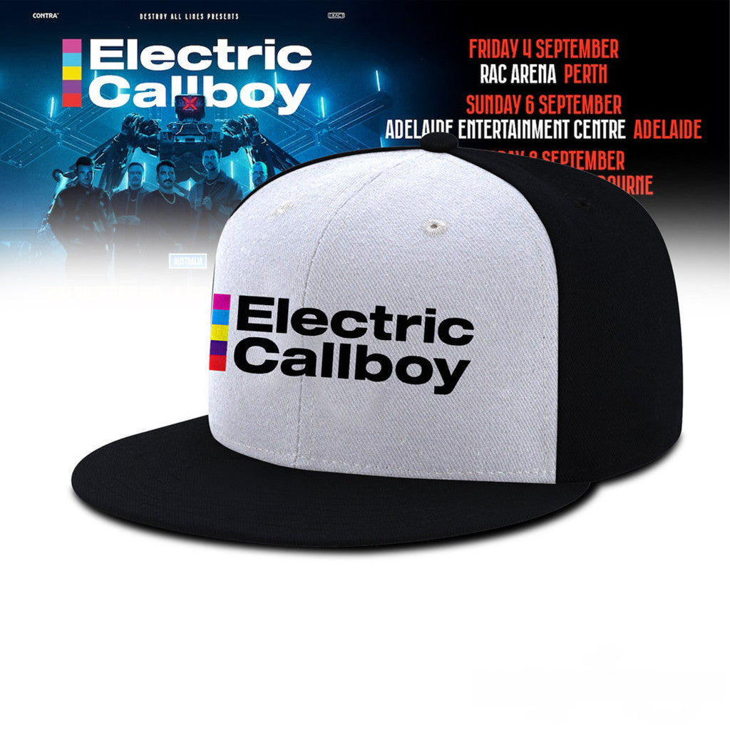 Electric Callboy TANZNEID World Tour 2026 Snapback Hat Electric Callboy Merch Gift For Fans
