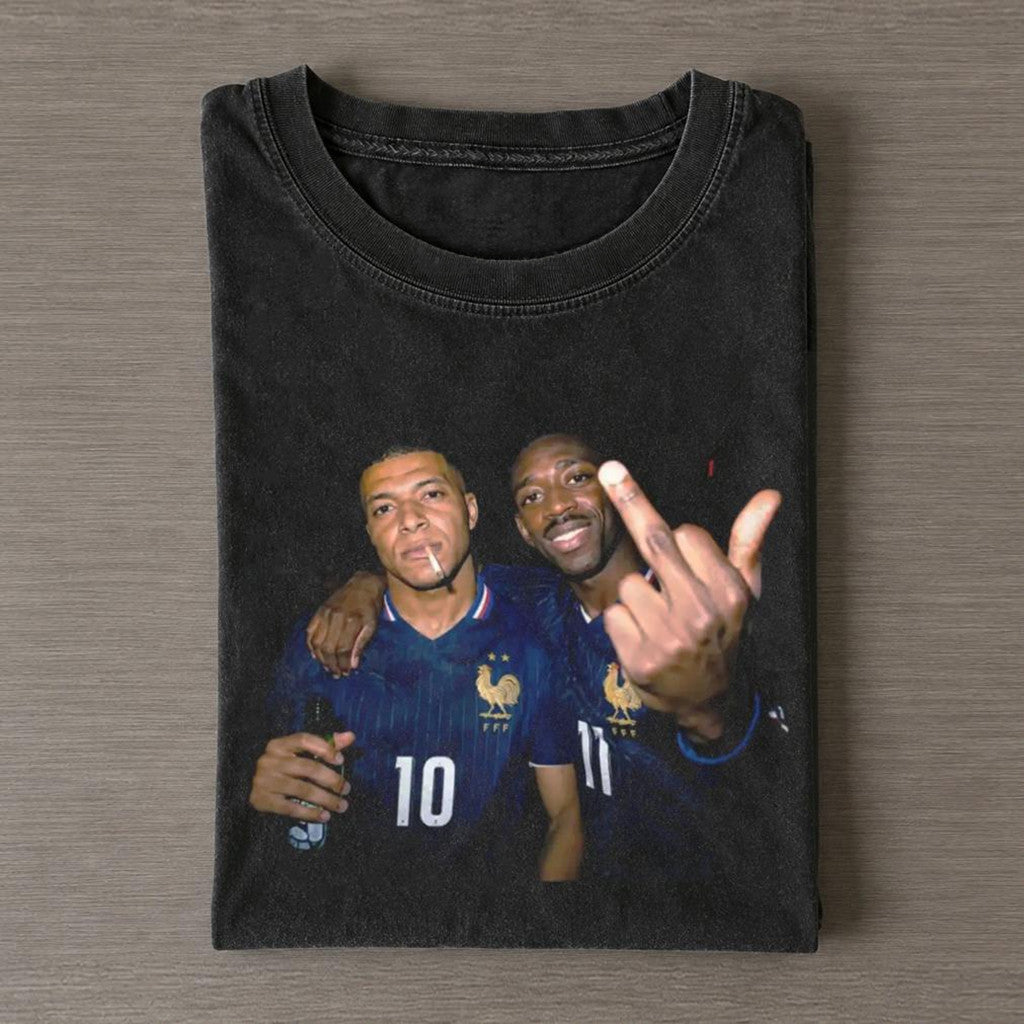 Kylian Mbapp Ousmane Dembl France 2026 World Cup T-Shirt Game Day Merch Gifts For Brother