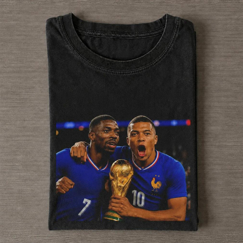 Kylian Mbapp Ousmane Dembl T-Shirt France FIFA WC 2026 Merch Football Fan Apparel Gifts